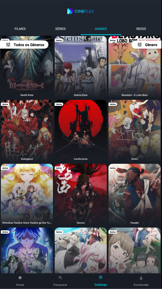 Como faço download de CinePlex - Filmes, Séries, Animes e TV no meu celular